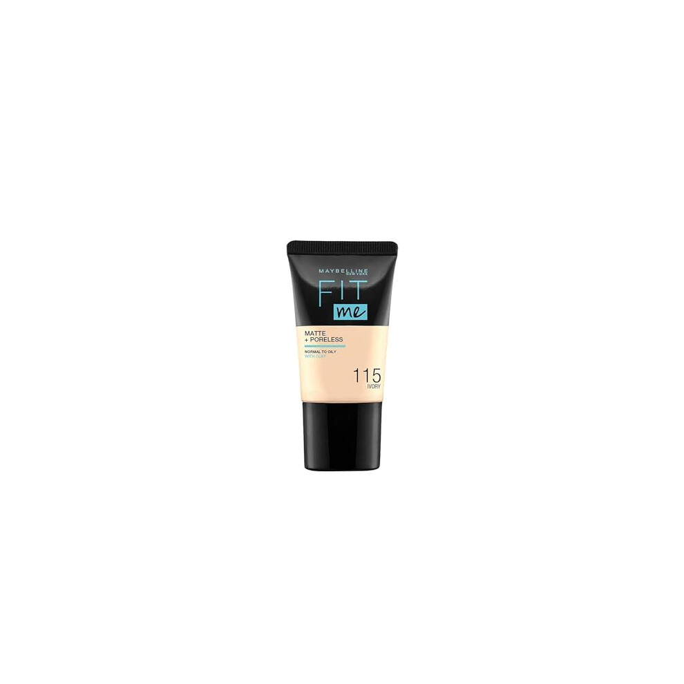 Fit Me Matte & Poreless Liquid Foundation - Ivory 115