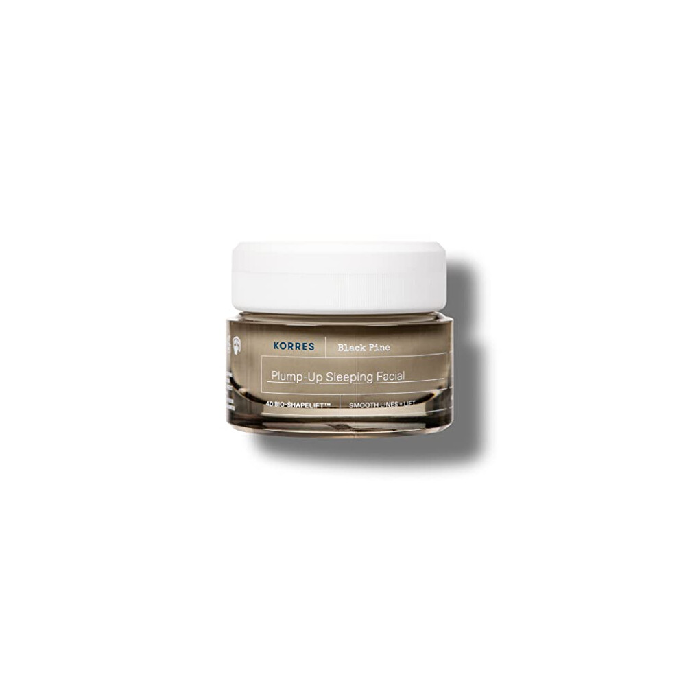 BLACK PINE 4D Bio-ShapeLift Plumping Night Cream for Firm Skin, Dermatologically Tested, Vegan, 40 ml