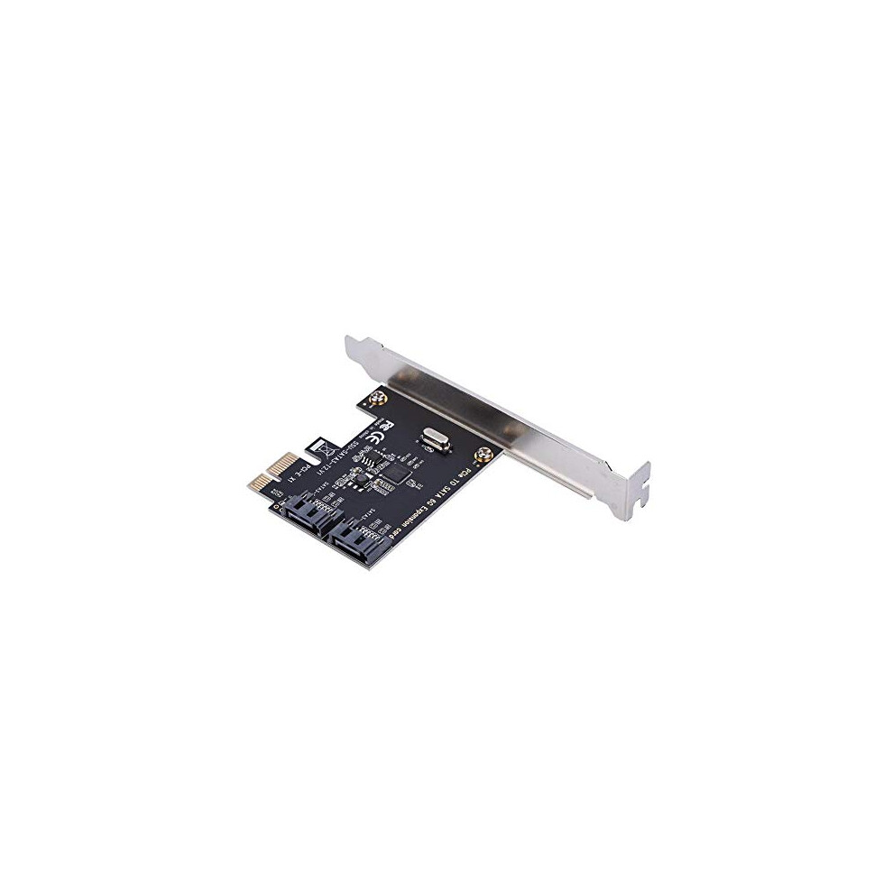 2 Port Sata Pci Express Sata Controller Card, Pci Express To 6G Sata3.0 2-Port Sata Iii Expansion Controller Card Adapter 754959668742