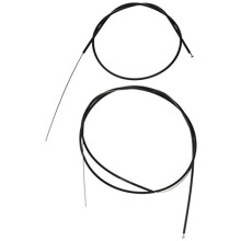 Road brake cable set with SIL-TEC coated inner wire, black