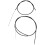 Shimano Road brake cable set with SIL-TEC coated inner wire, black 1