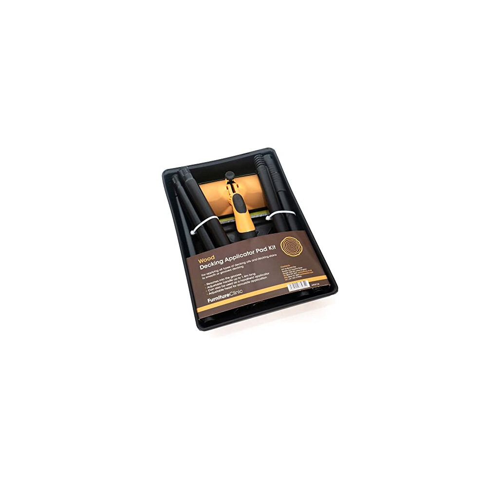 Decking Applicator Pad Kit - For Applying Decking Oils And Decking Stains To Smooth Or Grooved Decking. 5060202379842