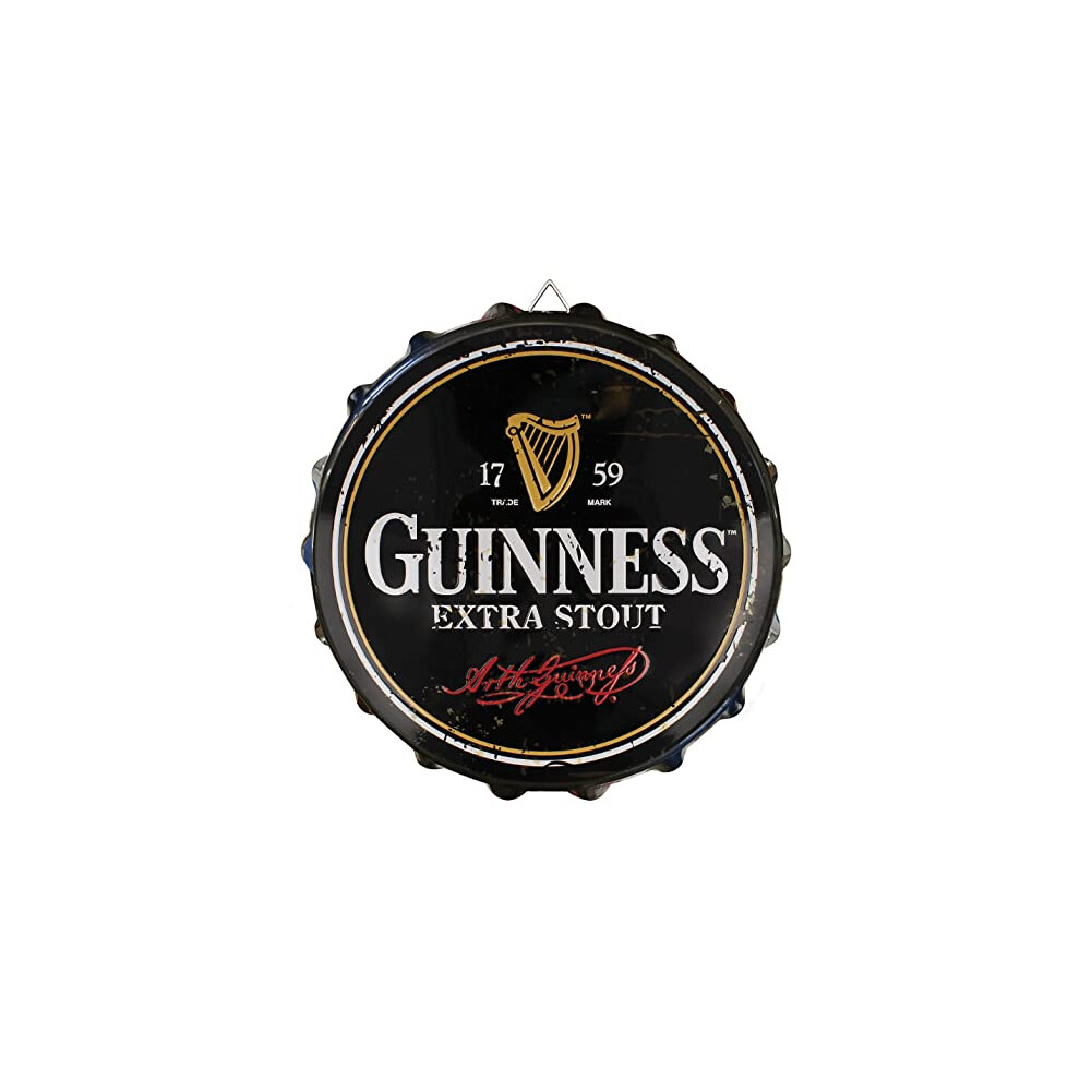 Bottle Cap Metal Sign - Label Design (28cm x 28cm)