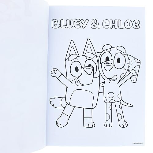 Bluey A4 Colouring Pad with Stickers | Bluey Poster Set | Bluey ...