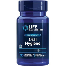 Florassist Oral Hygiene, with S. salivarius, 30 lozenges, Laboratory-Tested, Gluten-Free, Vegetarian, Soy-Free, Non-GMO