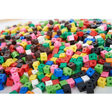 100 x 1cm Cubes - Counting Interlocking Snap Building Maths Home Early Learning