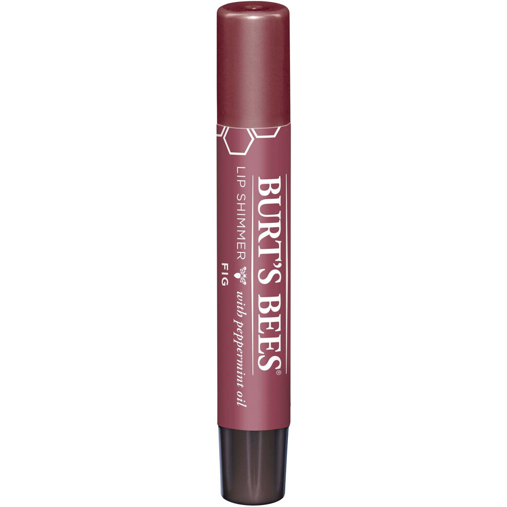 Lip Shimmer Fig, Moisturising Lip Shimmer with Peppermint Oil, 100% Natural Origin, 2.55g