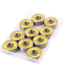 10 Pieces Bearings Skateboard Bearings Longboard Roller Skate Bearings | Scooter 608 Bearing - ABEC-9, Stunt Scooter/Inline Skate Bearings Double
