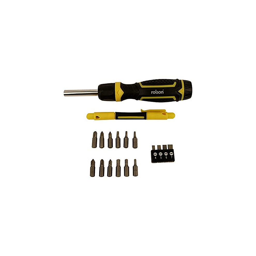 28451 22 pc Ratchet Screwdriver & Bit Set