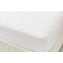 King Bed Quilted Mattress Protector Topper Extra Deep Bedding Pad With Elasticated Skirt Up To 30cm – Protects Mattress from Dust, Spills Stains –