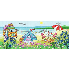 Bothy Threads Cross Stitch Kit - Glamping Fun