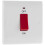 874-01 Double Pole Cooker Control Unit with a Power Indicator, 45 Amp, White 1