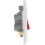 874-01 Double Pole Cooker Control Unit with a Power Indicator, 45 Amp, White 5