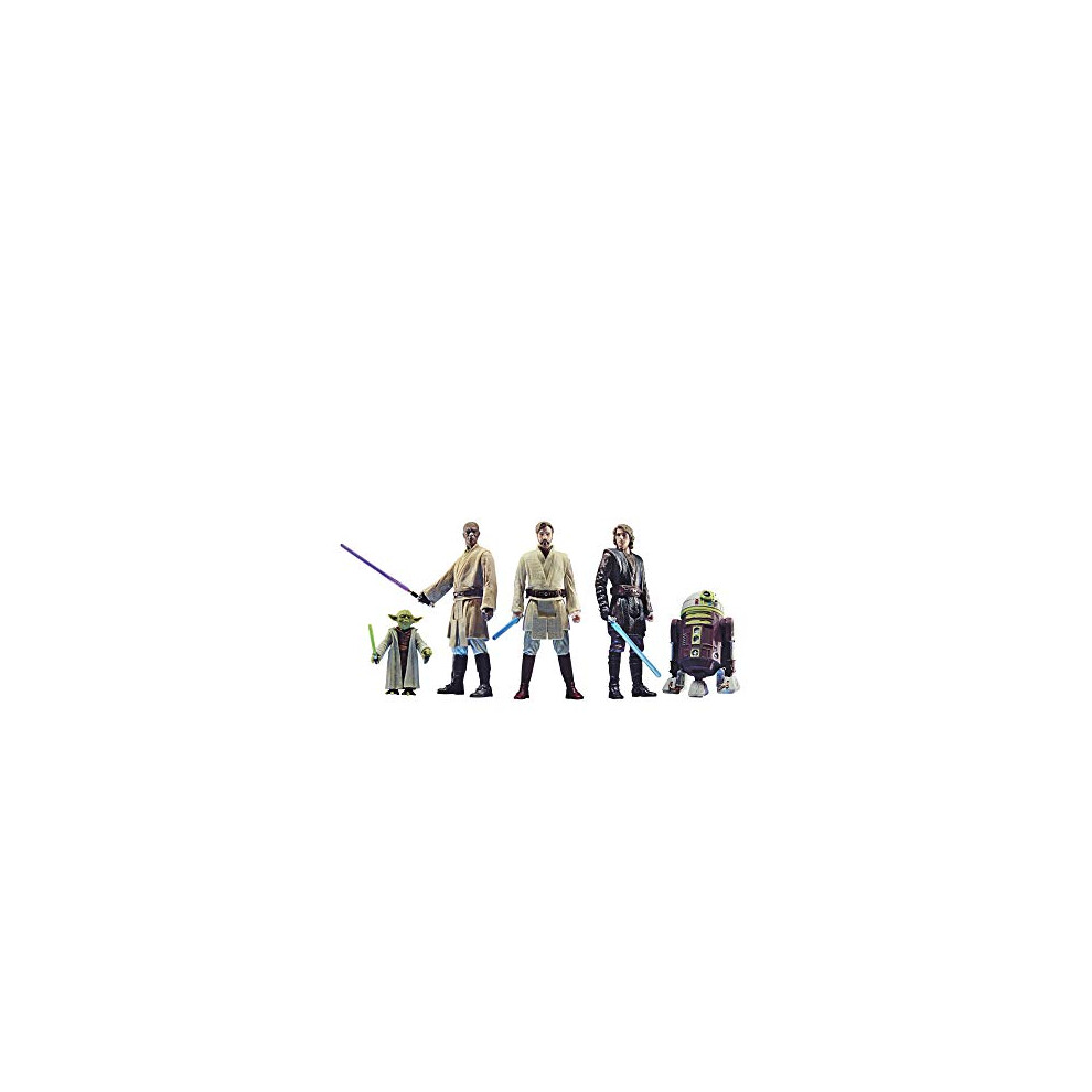 Celebrate the Saga Toys Jedi Order Action Figure Set, 9,5 cm-Scale Collectible Figures 5-Pack, Toys for Kids Ages 4 and Up