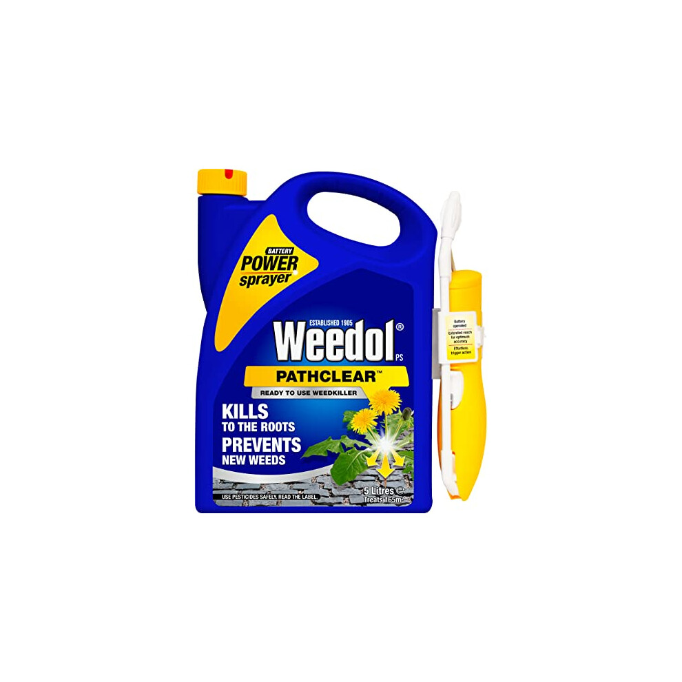 Pathclear Weedkiller with Power Sprayer, Ready To Use, 5L