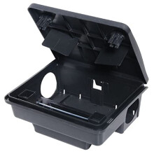 SISI UK Rodent Bait Station Box Professional for External Rat & Mouse Tamper Proof- Rat Poison (Not Included)