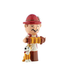AGJ01 9 Figurine in Porcelain. Hand-Decorated, Multicolour