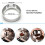 Espresso Dosing Funnel Stainless Steel 54 mm Coffee Dosing Ring Portafilter Funnel for Precise Filling of Coffee Powder, Filling Funnel for Precise 2