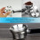 Espresso Dosing Funnel Stainless Steel 54 mm Coffee Dosing Ring Portafilter Funnel for Precise Filling of Coffee Powder, Filling Funnel for Precise 6