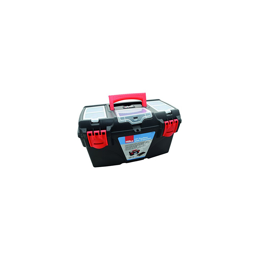 HTB17 17" Toolbox + Organiser, Black