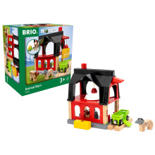 BRIO Welt - 36012 - Tiergehege - Zubehör für Holzschienenbahn - Spielzeug für Jungen und Mädchen ab 3 Jahren