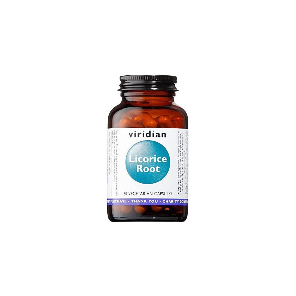 Viridian Licorice Root Extract - 60 Vegicaps