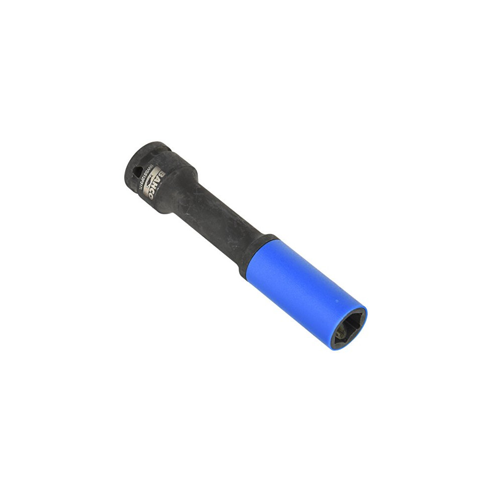 BWSS12P317L 1/2" Long Reach ImpactÂ Wheel Socket ,17mm, Blue