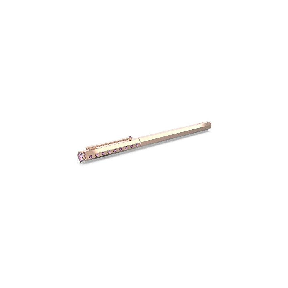 Millenia Ballpoint Pen, Rose Gold Tone Plated Casing with Pink Crystals from the Millenia Collection