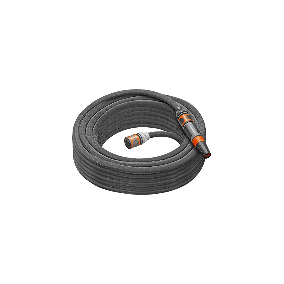 Liano Life Textile Hose 1/2 inch, 15m: Highly flexible textile garden hose, with PVC inner tube, no kinking, lightweight, weather-resistant (18445-20)