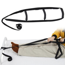 Bed Ladder Assist with 3 Handle Grips,Sit Up & Pull Up Assistive Device with Handles,Adjustable Bed Ladder Strap,Bed Ladder Helper for