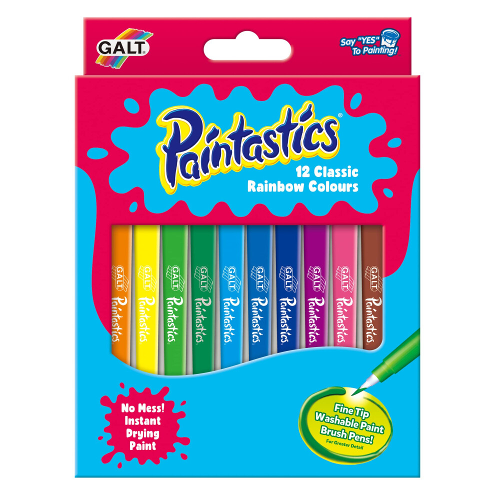 Toys, Paintastics - 12 Classic Colours, Paint Pens for Kids, Ages 6 Years Plus