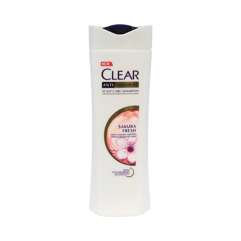 Clear Sakura Fresh Anti-Dandruff Control, Hair Rapair, Scalp Care Shampoo Nourishing And Hair Growth 330ml