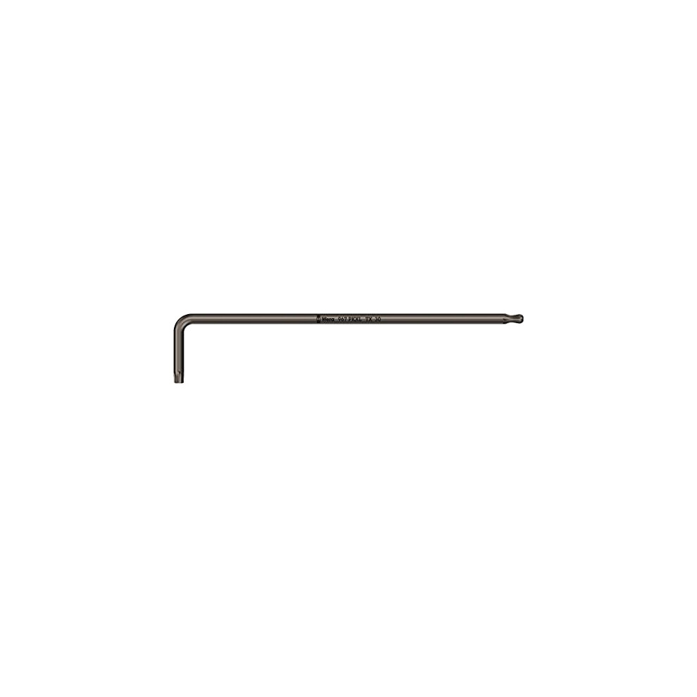 Wera 967 Pkxl Torx Blacklaser Long L-Key, Tx 30 X 195 Mm, 05024468001