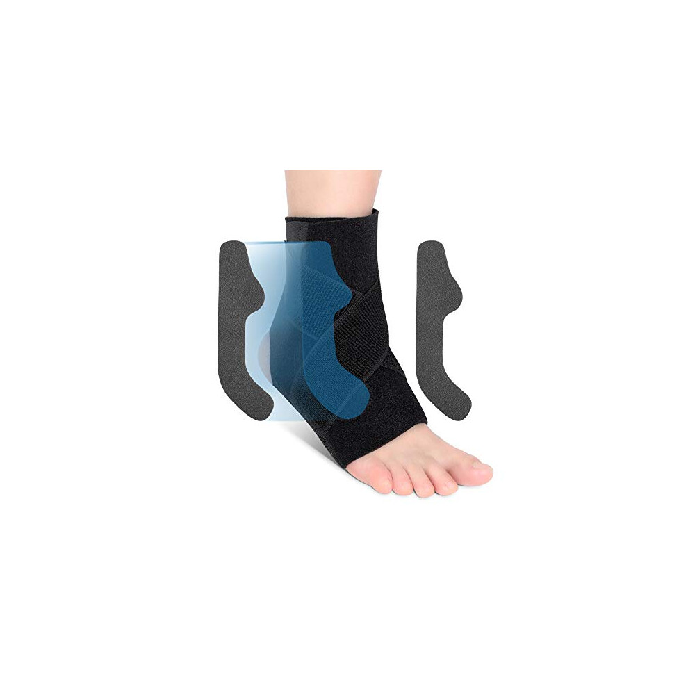 Photos - Braces / Splint / Support Ankle Brace Lace Up, Ankle Support Wrap Achilles Tendon Sleeve Foot Stabilizer Ankle Brace with Side Stabilizers for Swellin