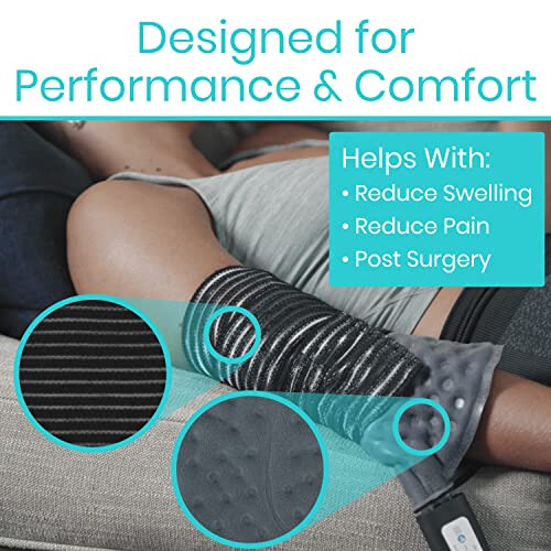 Cold Therapy Machine Replacement Pad - Flexible Ergonomic Reusable Padding for Ice Cold Therapy - Universal Shoulder, Ankle, Hip and Knee Adjustable 2