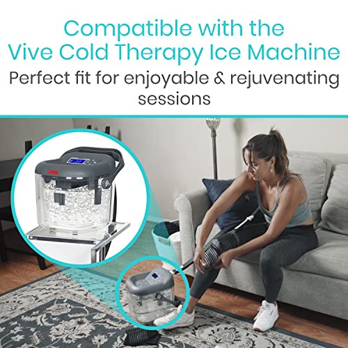 Cold Therapy Machine Replacement Pad - Flexible Ergonomic Reusable Padding for Ice Cold Therapy - Universal Shoulder, Ankle, Hip and Knee Adjustable 1