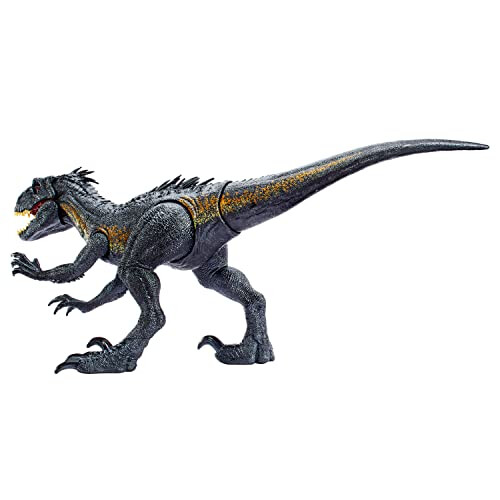 Jurassic World Jurassic World: Fallen Kingdom Giant Dinosaur Toy, Super Colossal Indoraptor, Swallows Mini Figures, 3 Feet Long Authentic Figure, HKY14