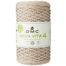 Nova Vita 4, Off White Crochet Knitting Macrame Yarn, 250g