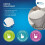 Croydex Corvo Stick 'n' Lock Toilet Seat, White, Soft Close 4