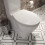 Croydex Corvo Stick 'n' Lock Toilet Seat, White, Soft Close 1