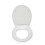 Croydex Corvo Stick 'n' Lock Toilet Seat, White, Soft Close 2