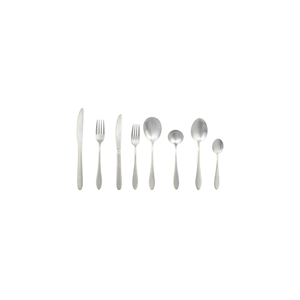 RH02851EU7 Lisbon Cutlery Set â 44 Piece Stainless Steel, Table Utensils for 6 People Dishwasher Safe, Forks/Knives/Spoons & 2 Serving Spoons