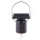 Wind Spinner Motor, Solar Powered Hanging Rotate Motor Ornament with Hook Quiet Smooth Rotating for Patio Outdoor Garden Lawn Entryway Creates a 1