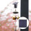 Wind Spinner Motor, Solar Powered Hanging Rotate Motor Ornament with Hook Quiet Smooth Rotating for Patio Outdoor Garden Lawn Entryway Creates a 2
