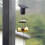 Wind Spinner Motor, Solar Powered Hanging Rotate Motor Ornament with Hook Quiet Smooth Rotating for Patio Outdoor Garden Lawn Entryway Creates a 3
