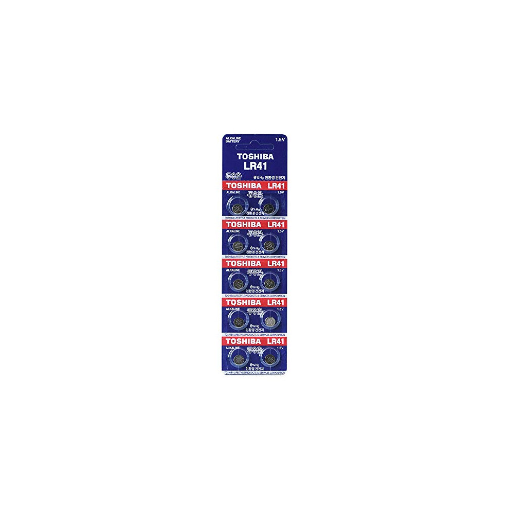 LR41 1.5V Alkaline Battery 10 Batteries