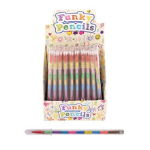 20 Crayons with 11 Swap Points Pencil Multi Colour Crayon Stationary sets Party bag fillers