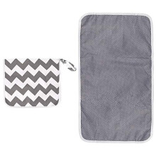 Baby Portable Changing Pad Waterproof Foldable Diaper Changing Mat for Home Travel Outside Grey
