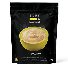 Time 4 Cream Of Rice 2kg 80 Servings - Gluten Free Carbohydrate Source + Vitamins, Minerals & Digestive Enzymes - Vegan Friendly Rice Cream –