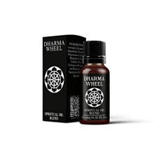 Mystix London | Dharma Wheel | Spiritual Pure & Natural Essential Oil Blend 10ml - for Diffusers, Aromatherapy & Massage Blends | Perfect as a Gift |